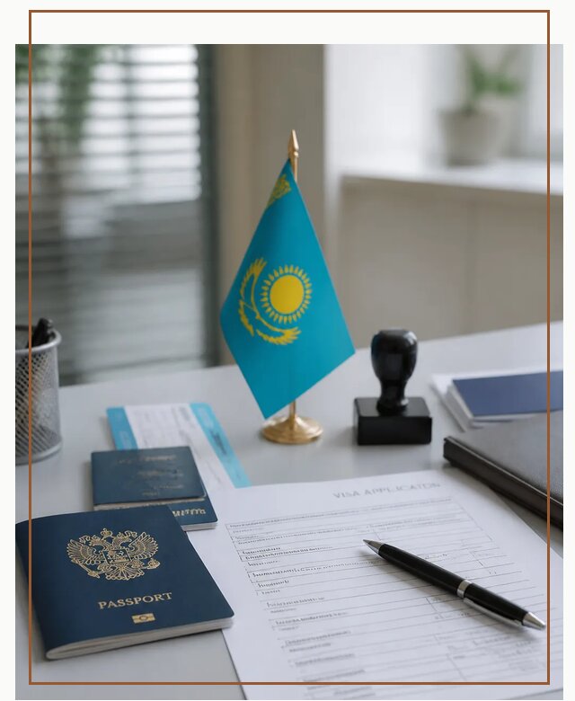 Оформление визы в Казахстан для поездки и работы в Домодедове