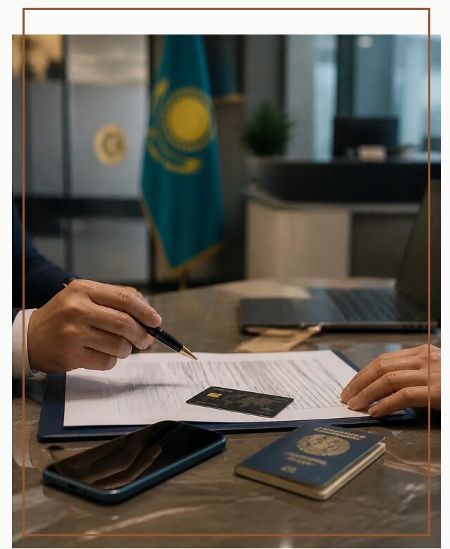 Открытие счета и банковской карты в Казахстане в Домодедове